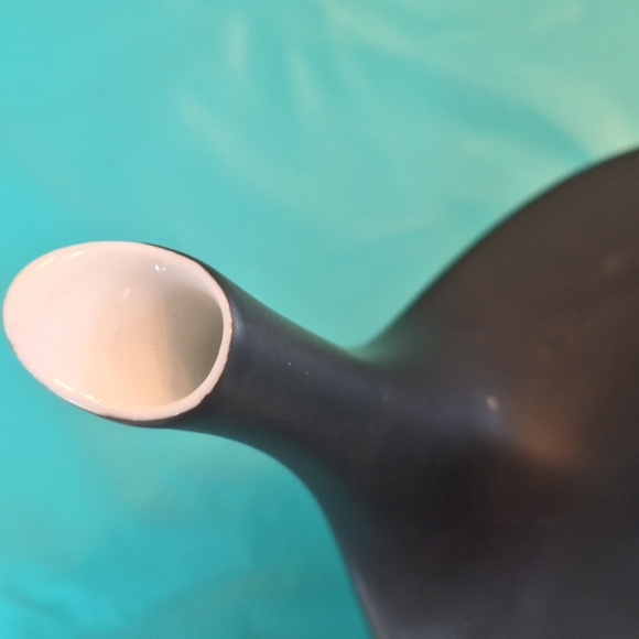 Espana Noche Block Bidasoa Demitasse/Tea Serving Pieces Spain VTG Black Matte - Picture 7 of 13